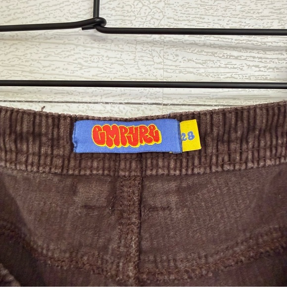 Empyre Relax Brown Corduroy Pants Sz 28 Straight Leg 90s Skate Y2K Streetwear - Picture 12 of 14